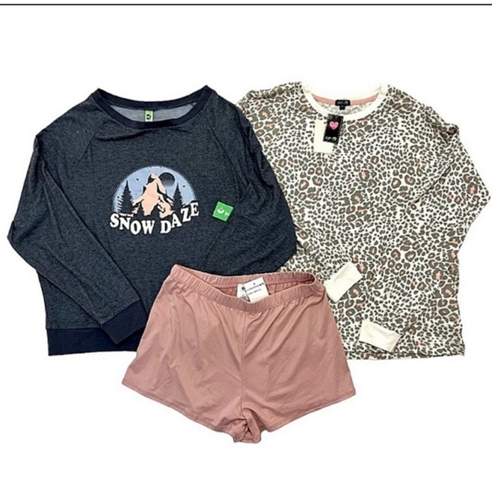 Cozy Zoe Honeydew Cozy Rozy 3-Piece Pajama Set Mix & Match Size Medium NWT
